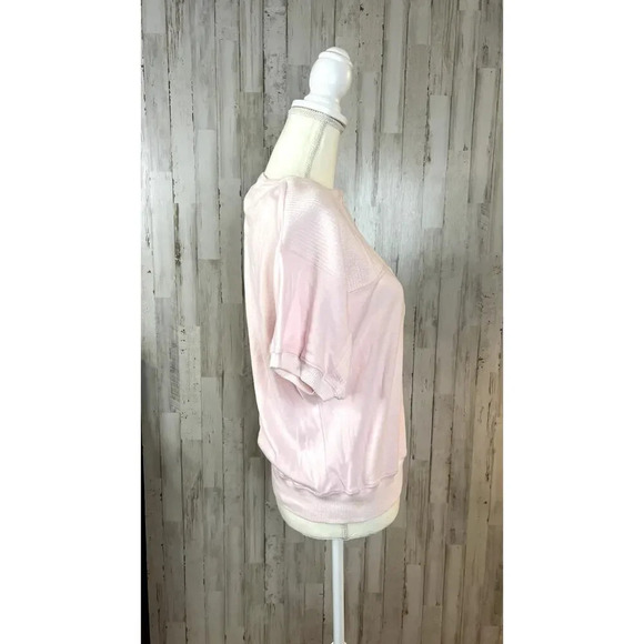 Vintage Colter Bay‎ Women's XL Vintage Pink Henley Button-Up Short Sleeve Top - Picture 5 of 8